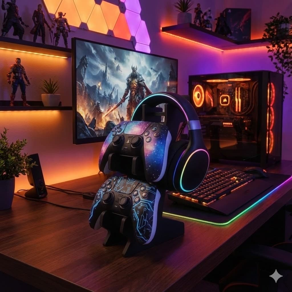 Melhor Suporte de Controle Design Moderno para Vídeogame PS4 PS5 Xbox