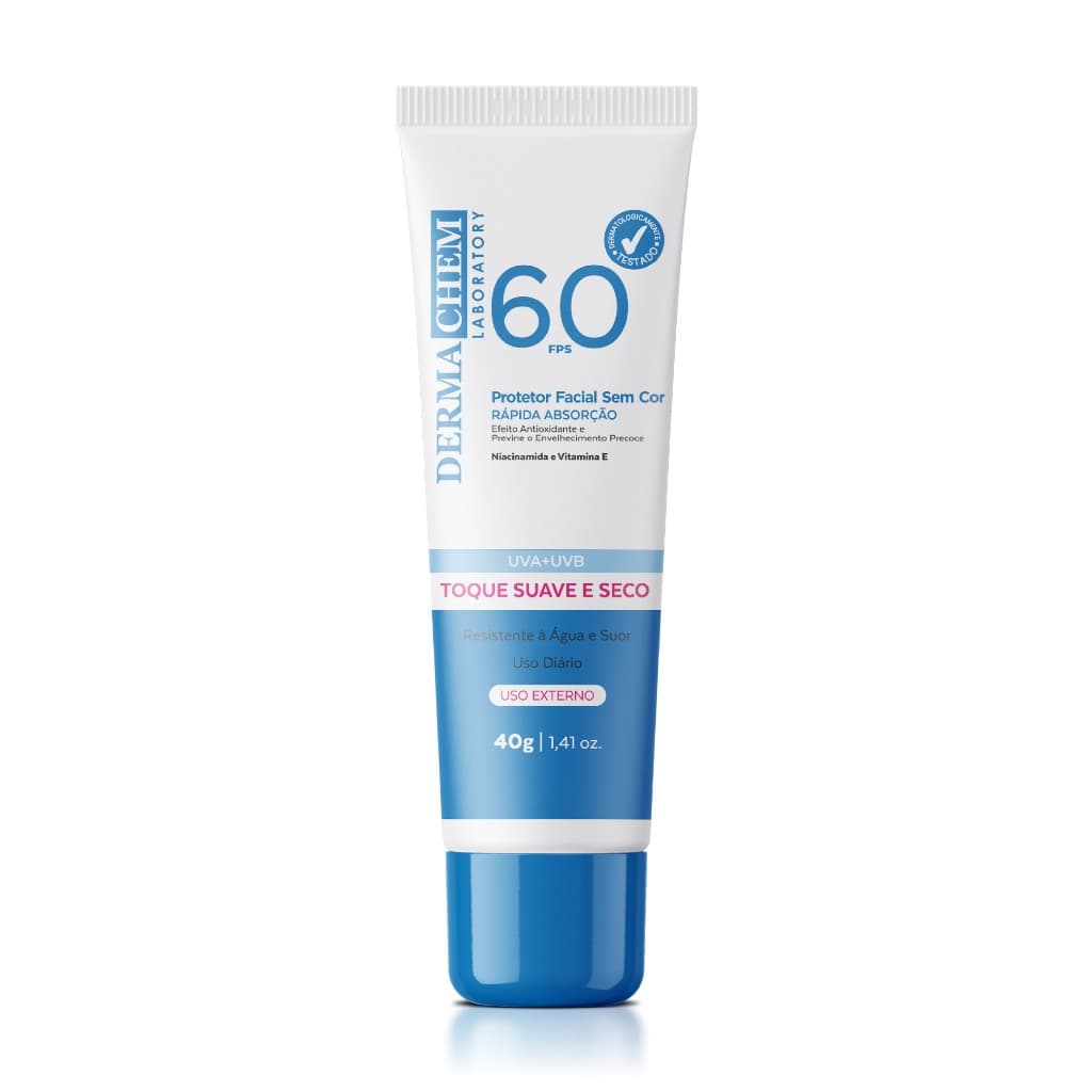 Protetor Solar Rosto FPS60 40g Dermachem