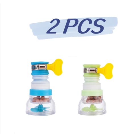 2 Pcs Chuveirinho Bico Retrátil Giratória 360° Filtro De Água Arejador Torneira Promoção