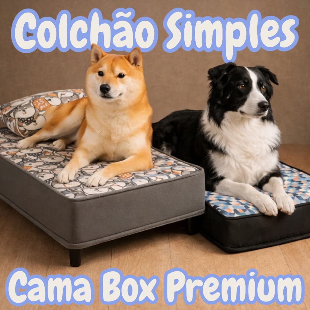 Cama para Cachorro Ortopédica Impermeável Grande | Caminha Pet Conforto até 100kg