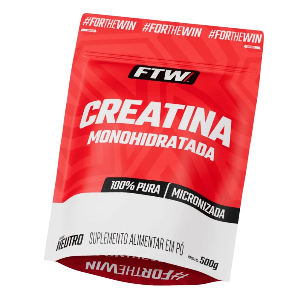 Creatina Monohidratada Pura Refil 500g - FTW