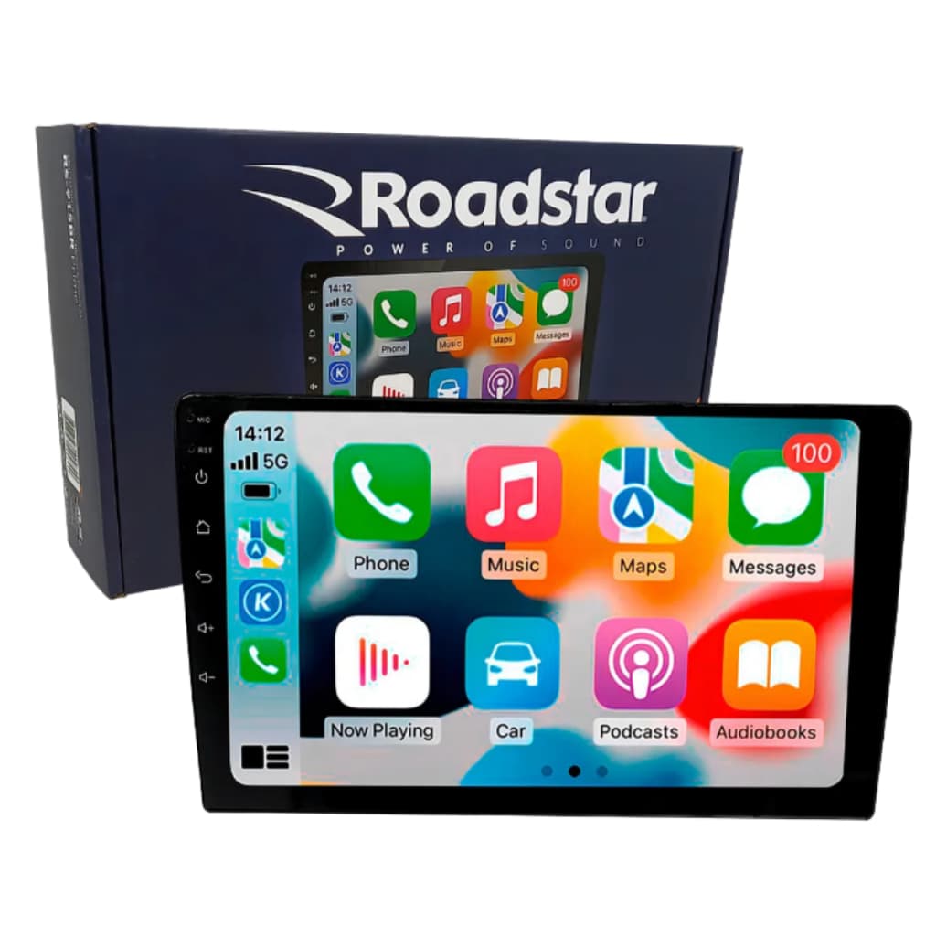 Central Multimídia Roadstar 9” RS-915BR Prime – Android 12, GPS e Wi-Fi