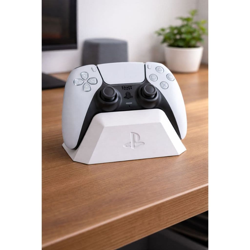 Suporte Controle PS5 para Gamer: Porta Controle DualSense, Ideal para Mesa ou Prateleira
