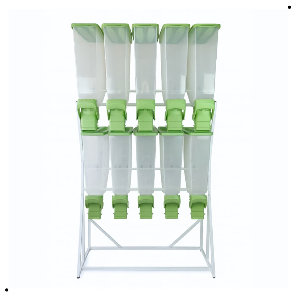 Porta Ração Expositor Armazenador Dispenser Slim Cães Gatos Cachorros Cereais Grãos Durapets