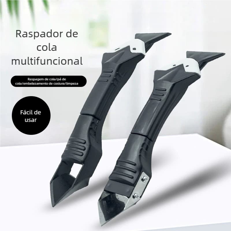 Espátula de Rejunte Multiuso 3 em 1 - Raspador de Silicone Velho, Aplicação