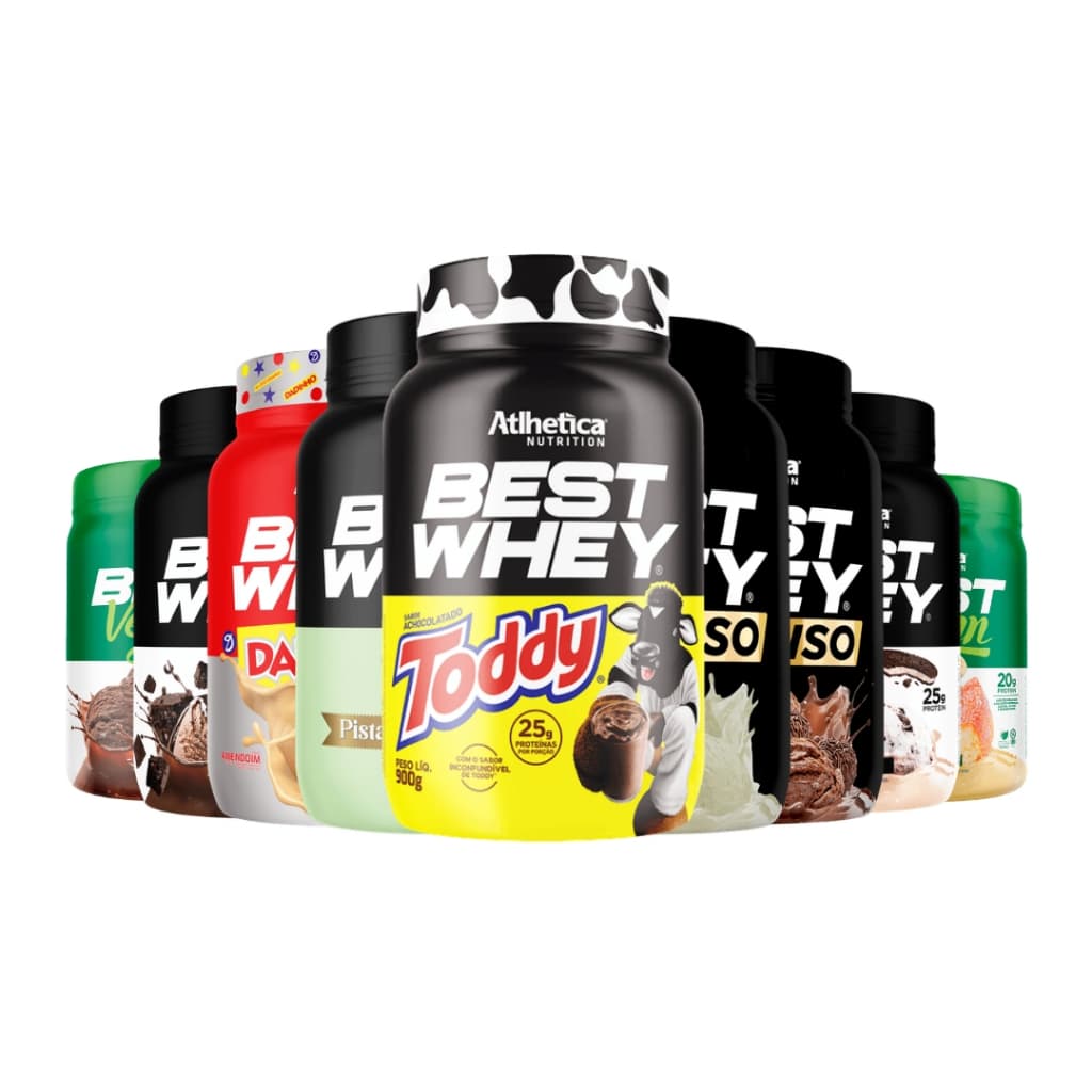 Whey Protein Best Whey Atlhetica Nutrition 900g Sabores Variados Original