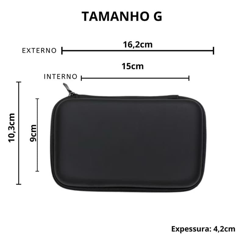 Case Emborrachado - Estojo emborrachado