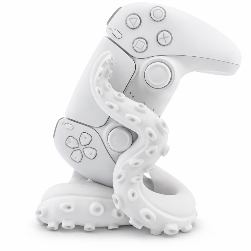 Suporte de Controle em Formato de Tentáculo de Polvo PS5 XBOX PC Stand Gamer 3D Decoração Geek