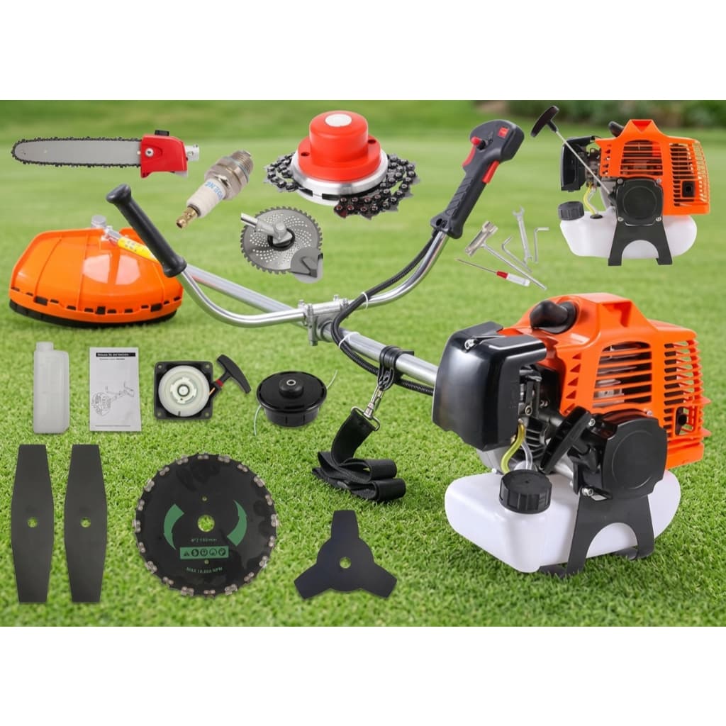 Roçadeira multifuncional 10 X 1 a Gasolina - 3.5hp - 75 Cilindradas - A mais Completa