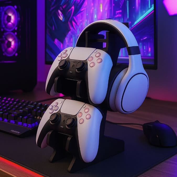 Suporte Porta Controle Videogame Gamer Para Ps4 Xbox Ps5