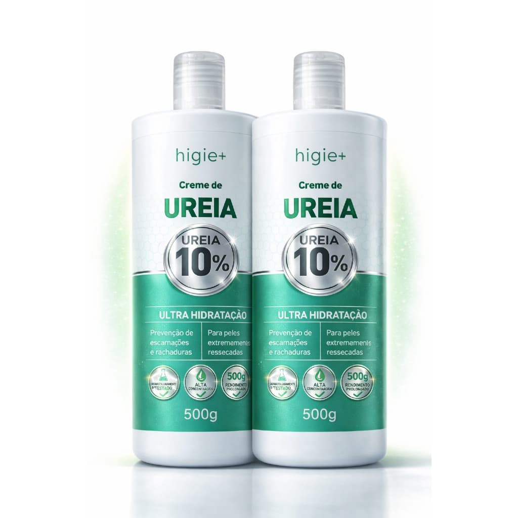Kit 2 Frascos de Creme de Ureia 10% 500 ml - Promoção