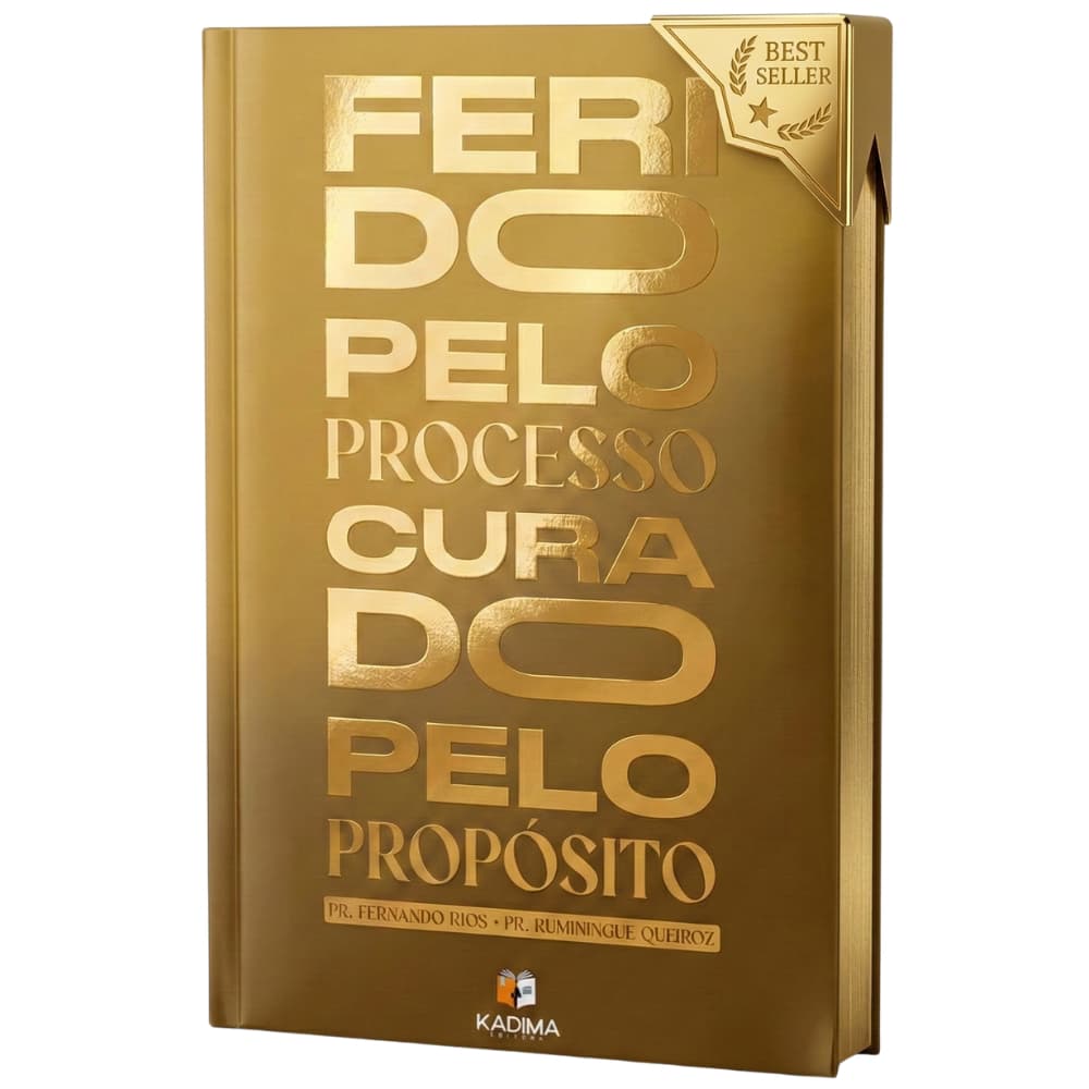 Best Seller - Livro Ferido pelo Processo Curado Pelo Propósito - 340 Paginas