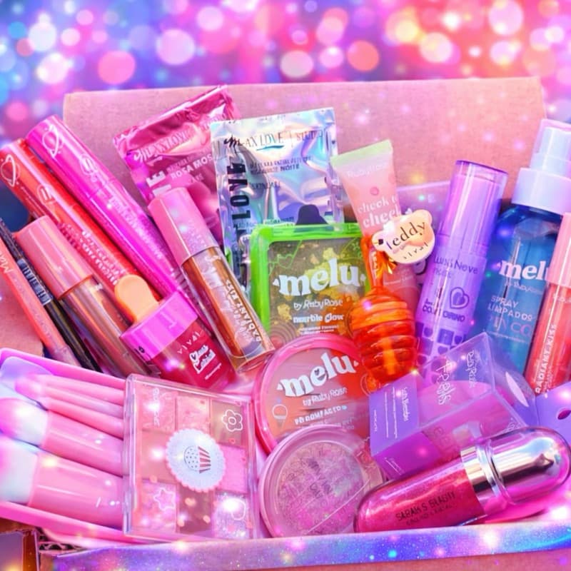 Kit de Maquiagens 5 Produtos Variados Melu Vivai Amor Anjo Mia Make Bella Femme Ruby Rose Kit Maquiagem Top 💄🌟🍯 +Brinde