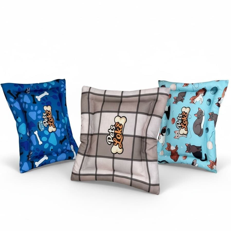 Cama para Cachorro Caminha Gato Pet Pequeno Médio Grande Lavável com Zíper Colchonete Promoção Barato Pets Loki