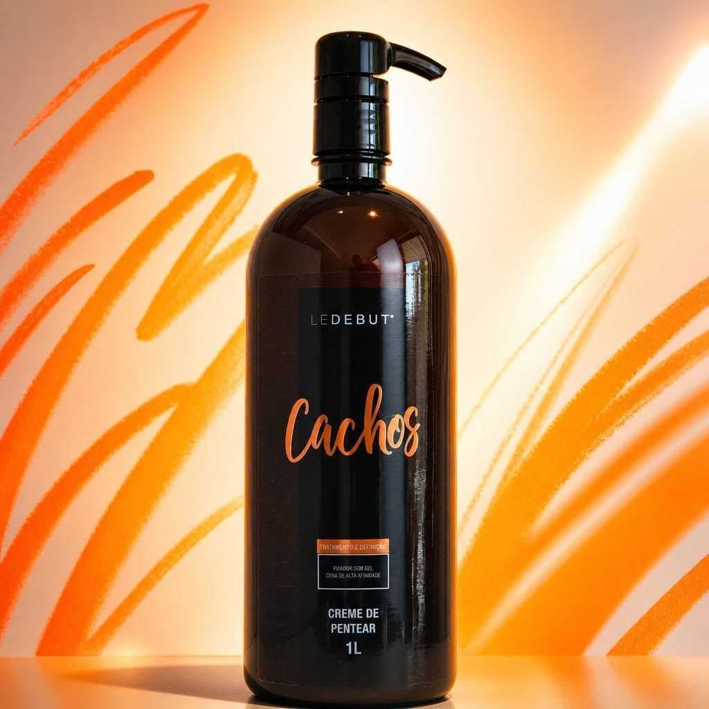 Creme De Pentear Ativador Cachos Ledebut - 1 Litro Promoção