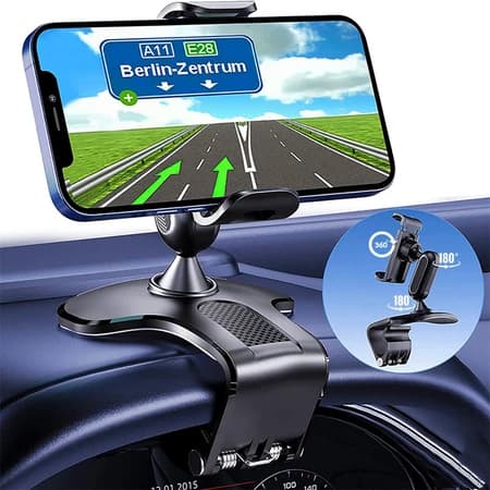 Suporte para Celular no Carro Ajustável 360° Suporte Veicular Universal
