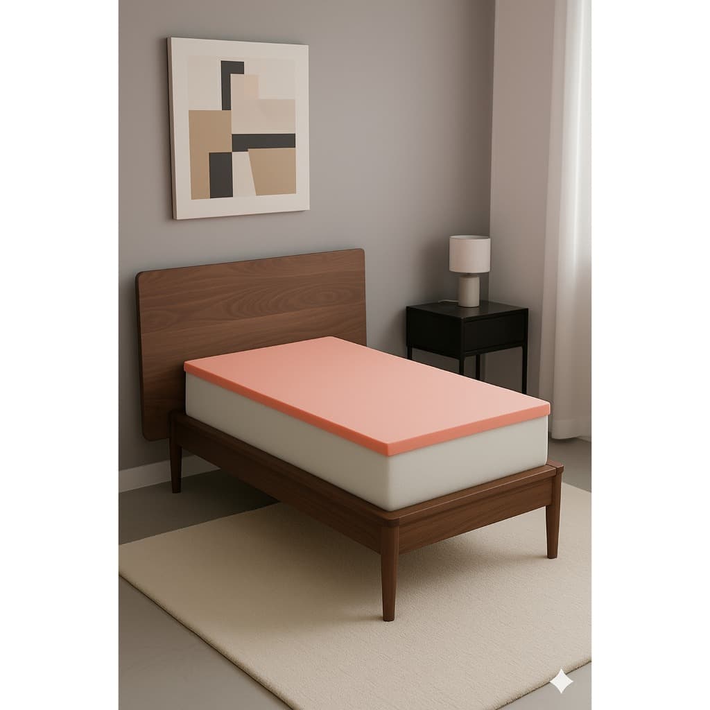 Espuma Sob Medida D28 Para Colchonete Solteiro 188 x 88 x 5 Densidade Firme Confortável Colchão Cama