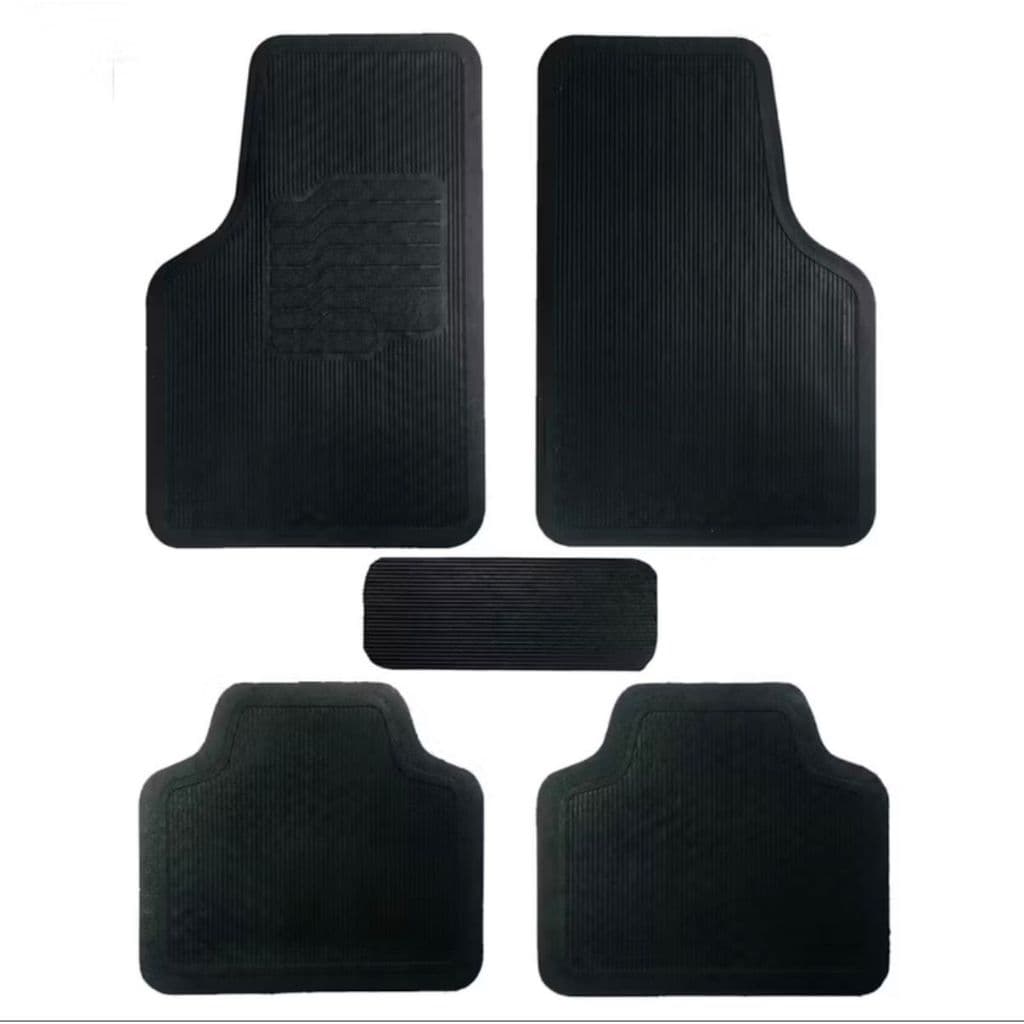 Tapete Automotivo Grosso Resistente Universal Carro Veículos Borracha Macia Premium 4pçs 5pçs