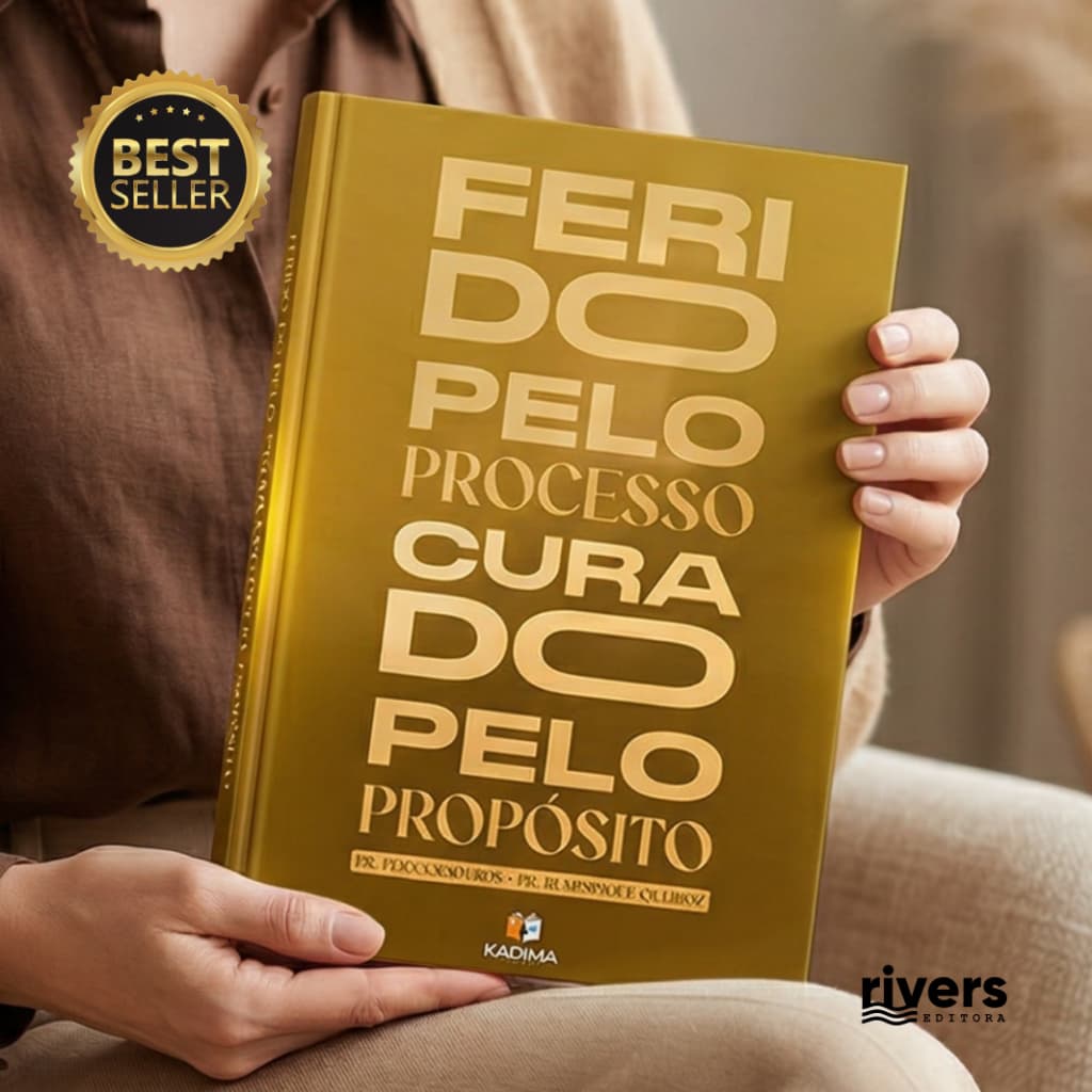 Best Seller | Livro Ferido pelo Processo Curado Pelo Propósito | NOVO LACRADO