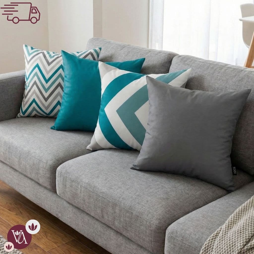 Kit Com 04 Capas De Almofadas Decorativas 43x43 Promoção