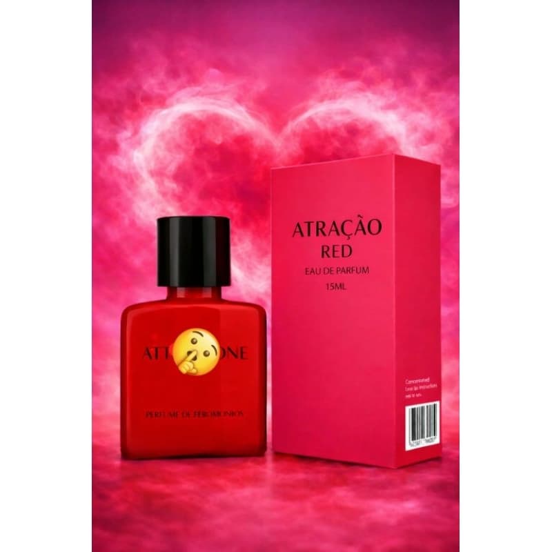 PERFUME MASCULINO 15ml Atração RED AttracioneMen Frasco Recarregável