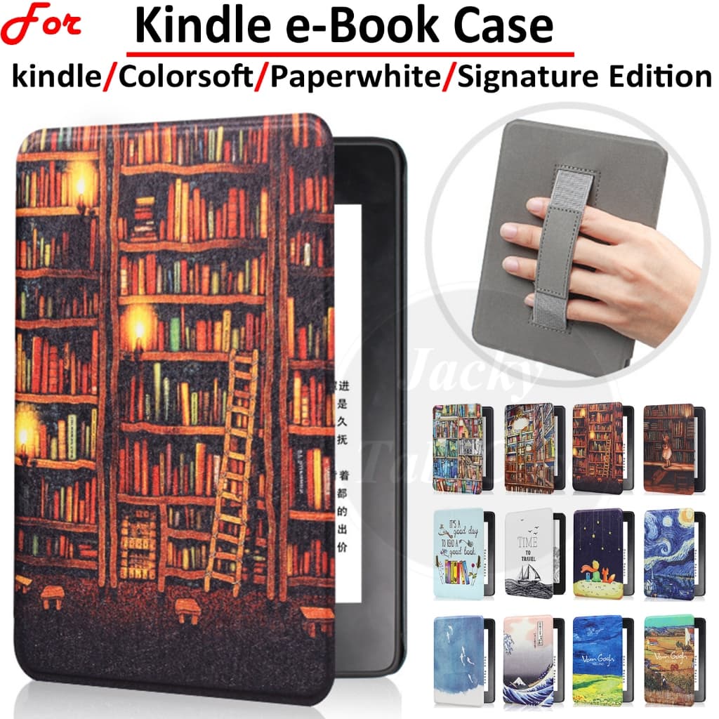 Para Kindle Ebook 6" 6.8" 7" Capa Colorsoft Paperwhite Signature Edition 12ª 11ª 10o Geração Papel Branco 2024 Flip Case