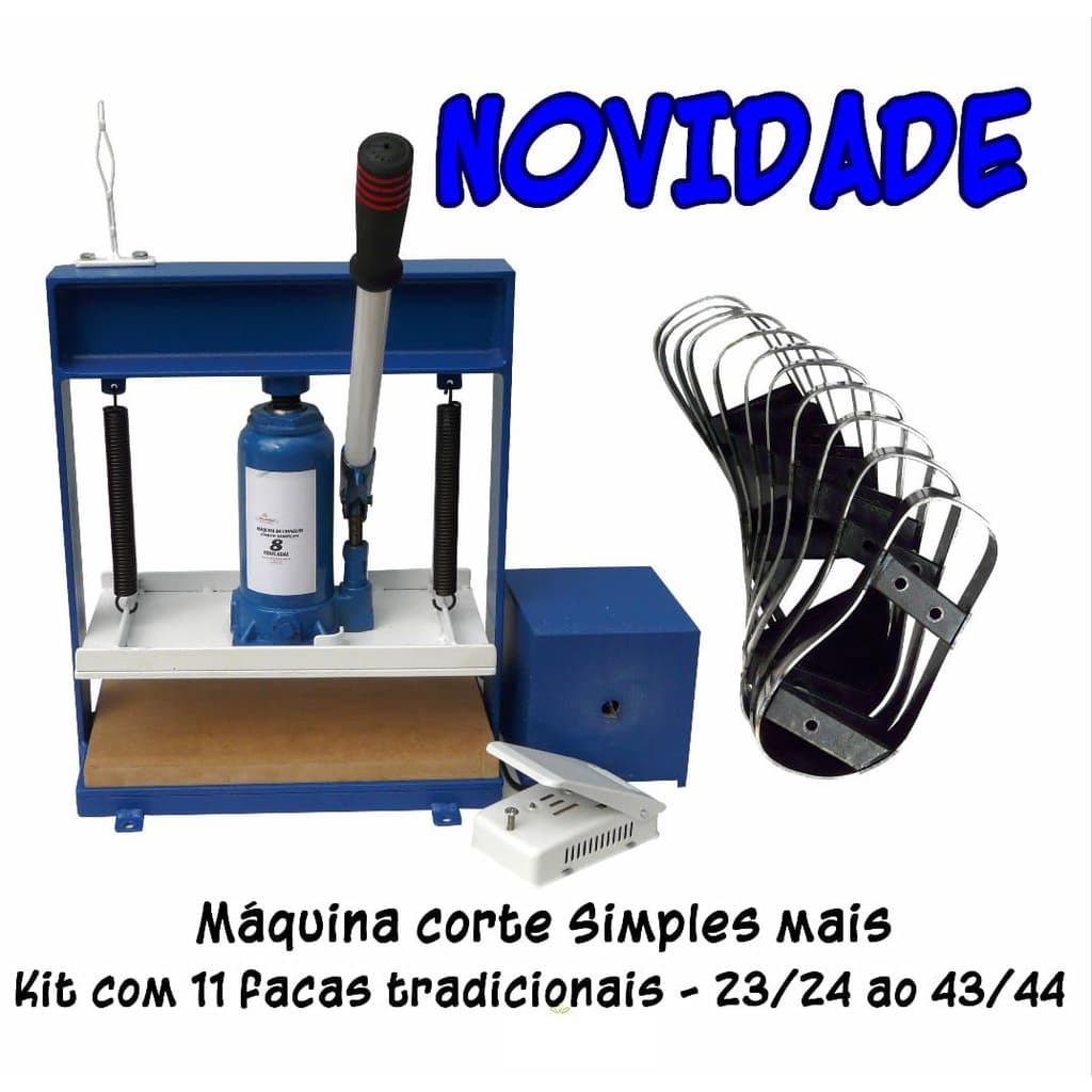 Máquina para Fabricar Chinelos Corte Simples