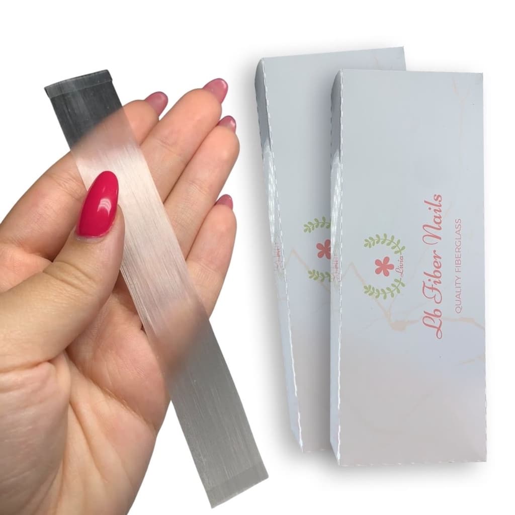 Fibra de Unha de Vidro Pronta pra uso - 50 Unhas - LB Fiber Nails - PROMOÇÃO