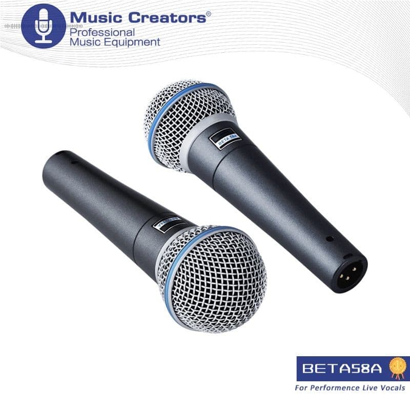 Qualidade Superior Grau A Shure Beta 58a Dinâmico Vocal Microfone Karaoke Microfone Microfone