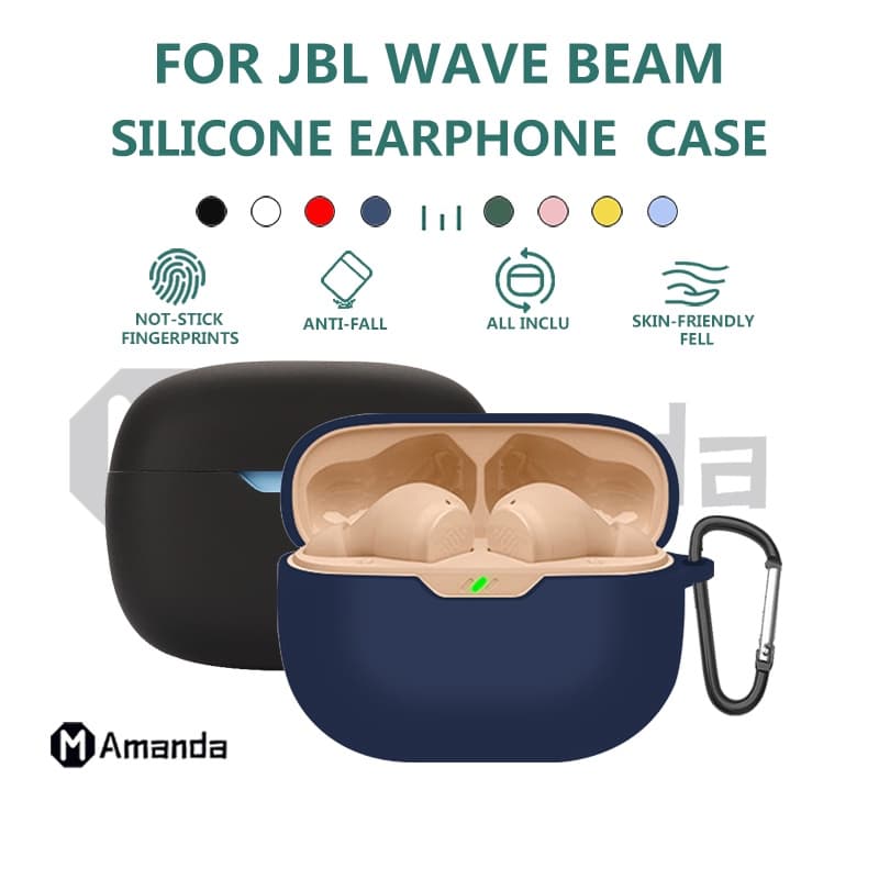 Capa Protetora De Silicone Para JBL WAVE BEAM-À Prova De Choque Lavável Poeira