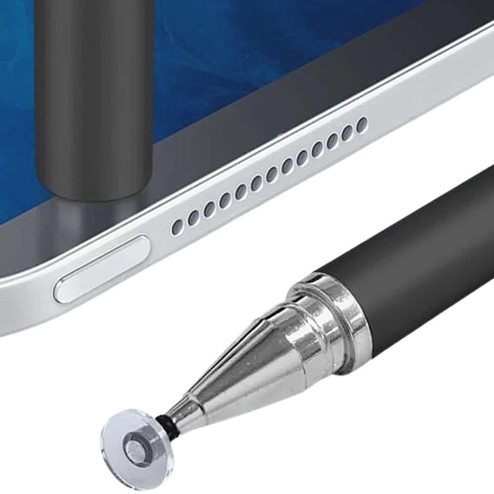 Caneta Touch Ponta Dupla Para Tablets Smartphones Telas Sensíveis Ao Toque - OFICIAL Promoção
