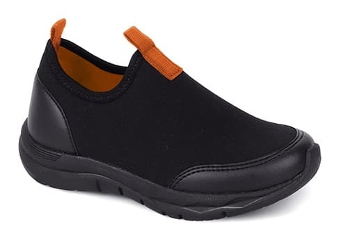 Tênis Infantil Volta As Aulas Baby WBoys - Preto (22 ao 27)