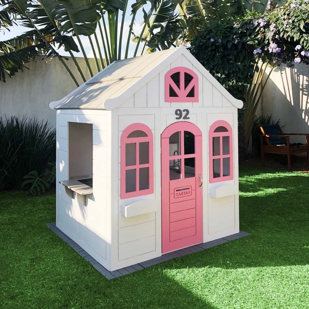 Casinha Madeira Infantil Encanto Brinquedo Pedagógico Faz de Conta Montessori Criança Lúdico
