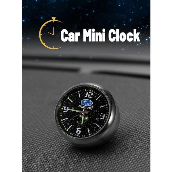 [Promo] Para Subaru Mini Relógio de quartzo para carro/ moda eletrônico carro assistir acessórios para carro