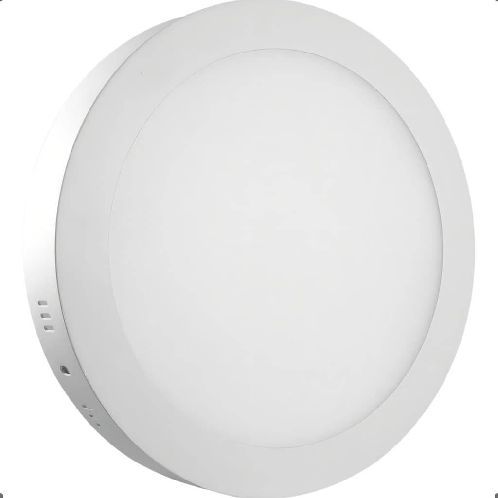 Luminária Painel Led Sobrepor Redondo 12w 6500k