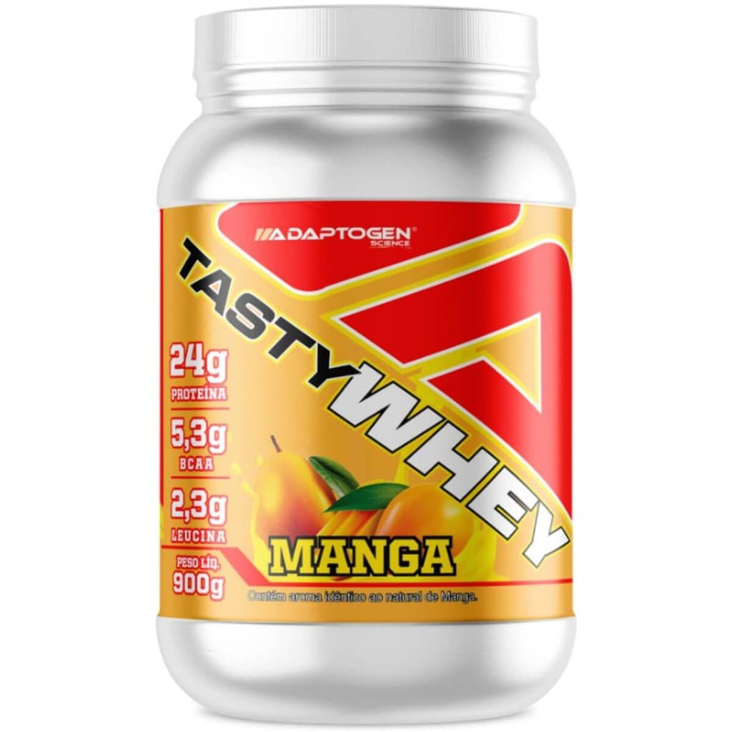 Whey Protein 3W Tasty Whey Adaptogen 900g O Whey Mais Gostoso e Saboroso