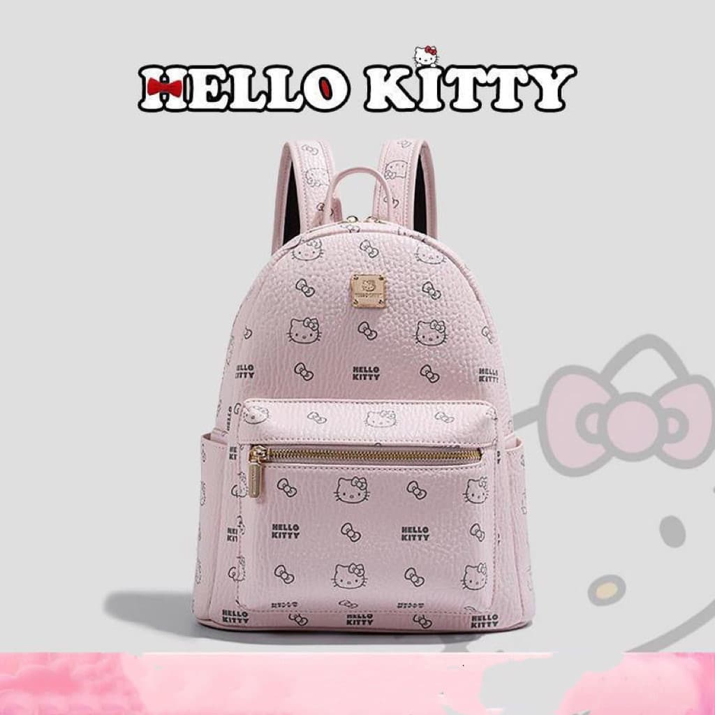 Olá Kitty mochila de viagem, estudante pendulares mochila, estudante PU mochila, cartoon mochila tamanho pequeno