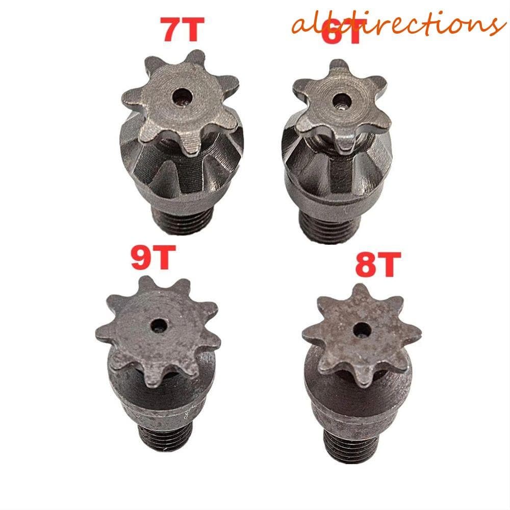 ALLDIRECTIONS Engrenagens Da Motocicleta 6T/7T/8T/9T Mini Moto Acessórios T8F 25H 47cc 49cc Roda Dentada Corrente Diante