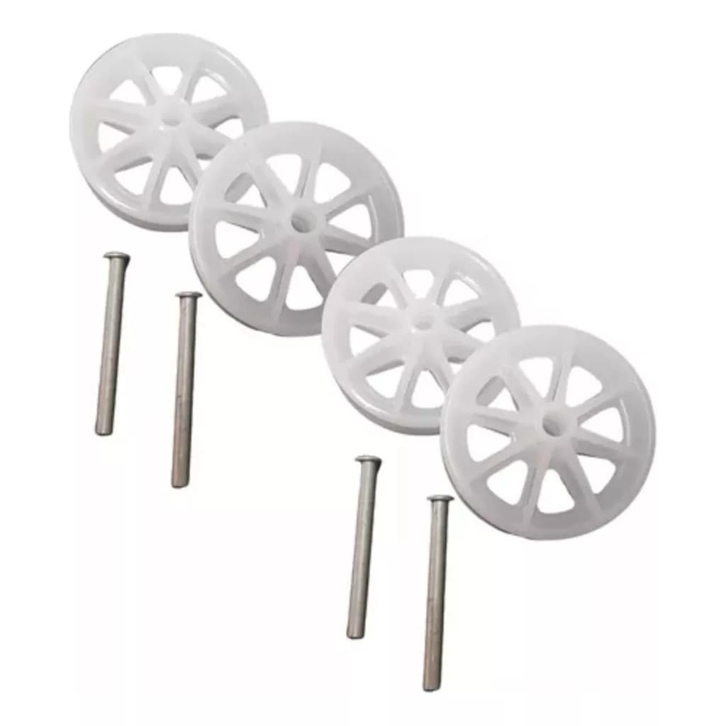 Kit 4 Rodinhas Para Freezer CHB53 Consul