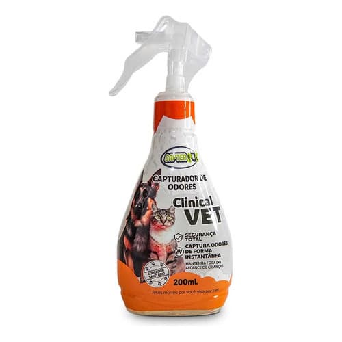 Spray Capturador De Odores Capterpluspet Clinical Banho Tosa