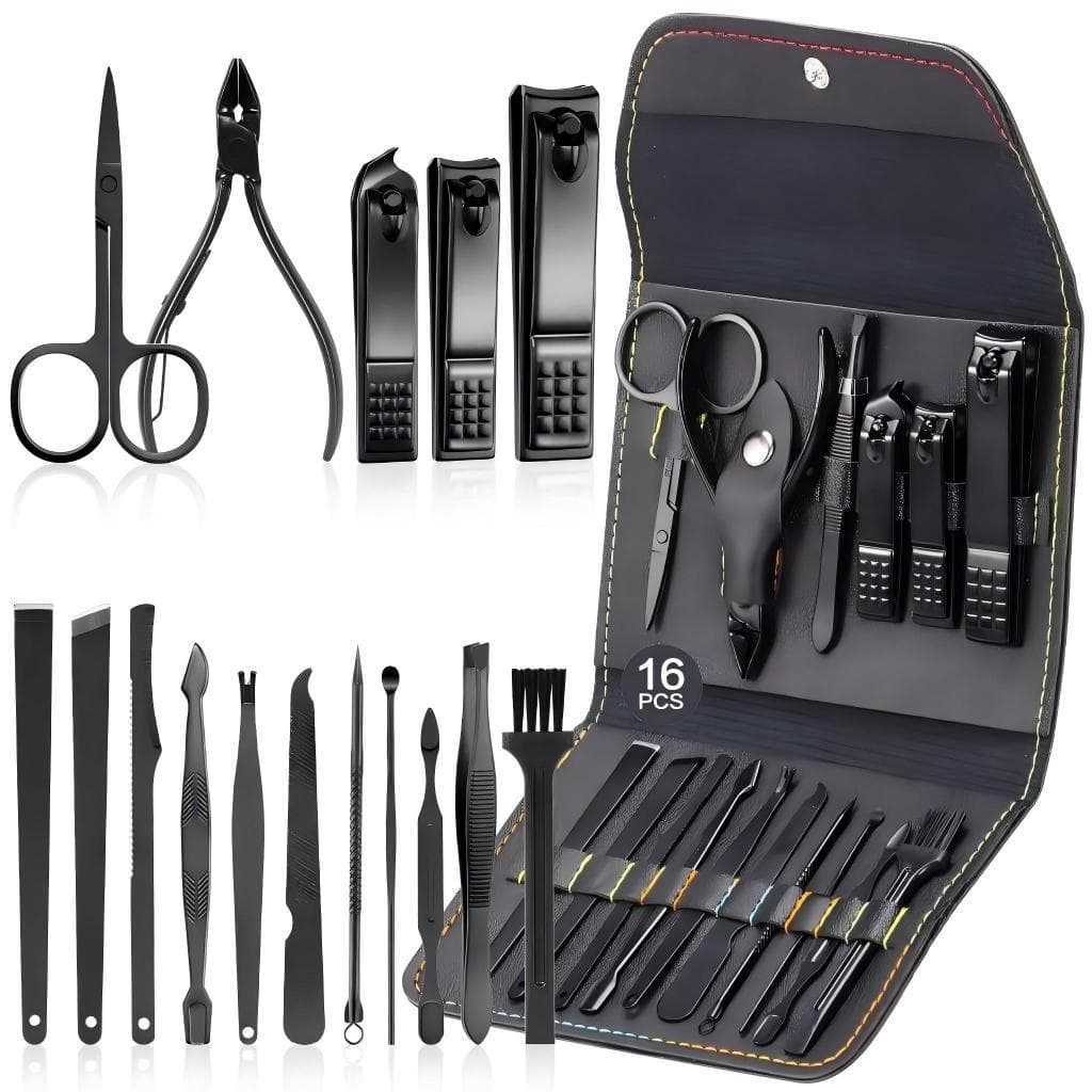 Kit 16 Pçs/Set Profissional Aço inoxidável Para Manicure Pedicure boa qualidade