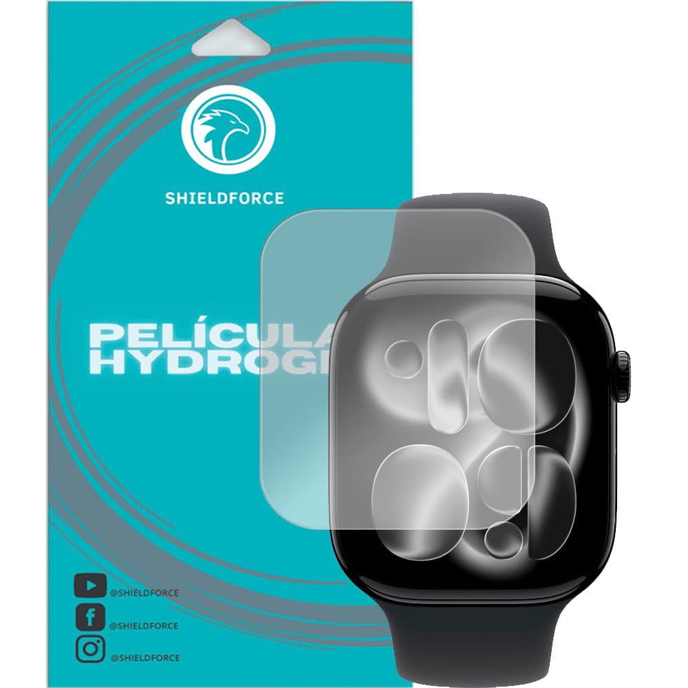 Película  Apple Watch Series 11 46m Shieldforce Hydrogel (3x unid)
