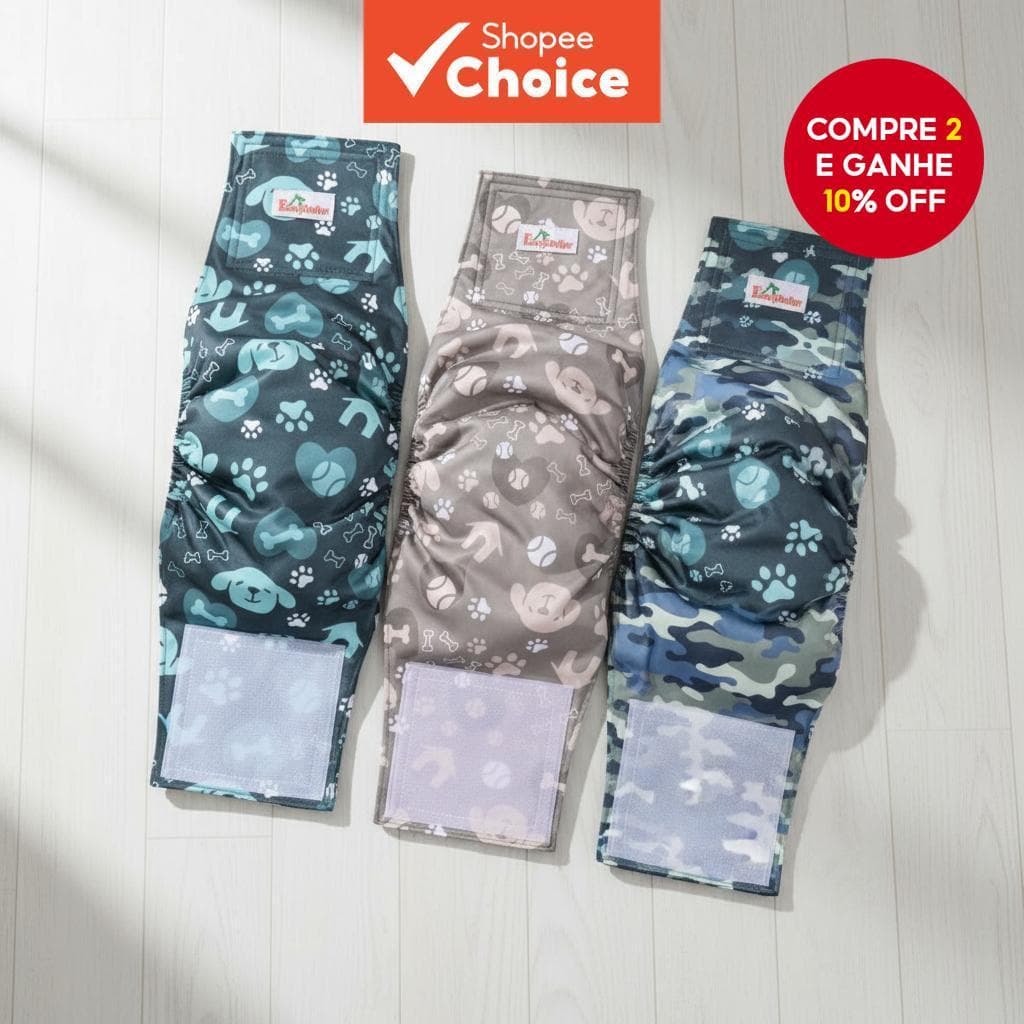  Fralda de Barriga para Pet Masculino, Fralda Reutilizável para Cachorro, Fraldas Laváveis para Cachorro, Fralda