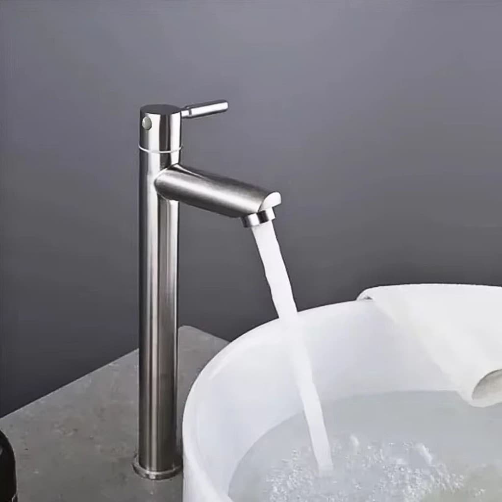 Torneira Banheiro 1/4 Volta Inox 304 Alta Luxo Banheiro