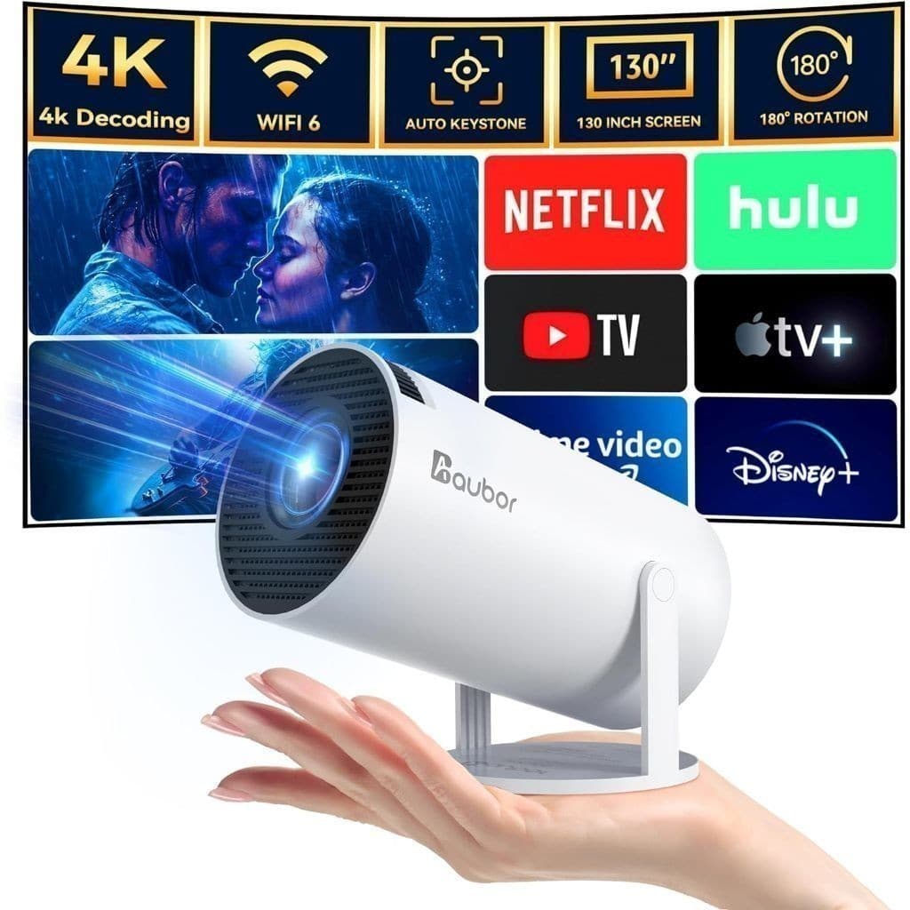 Magcubic HY300 Projetor Inteligente Portátil Original Android 11 4K Ultra HD HDMI Wifi Alto-Falante Bluetooth
