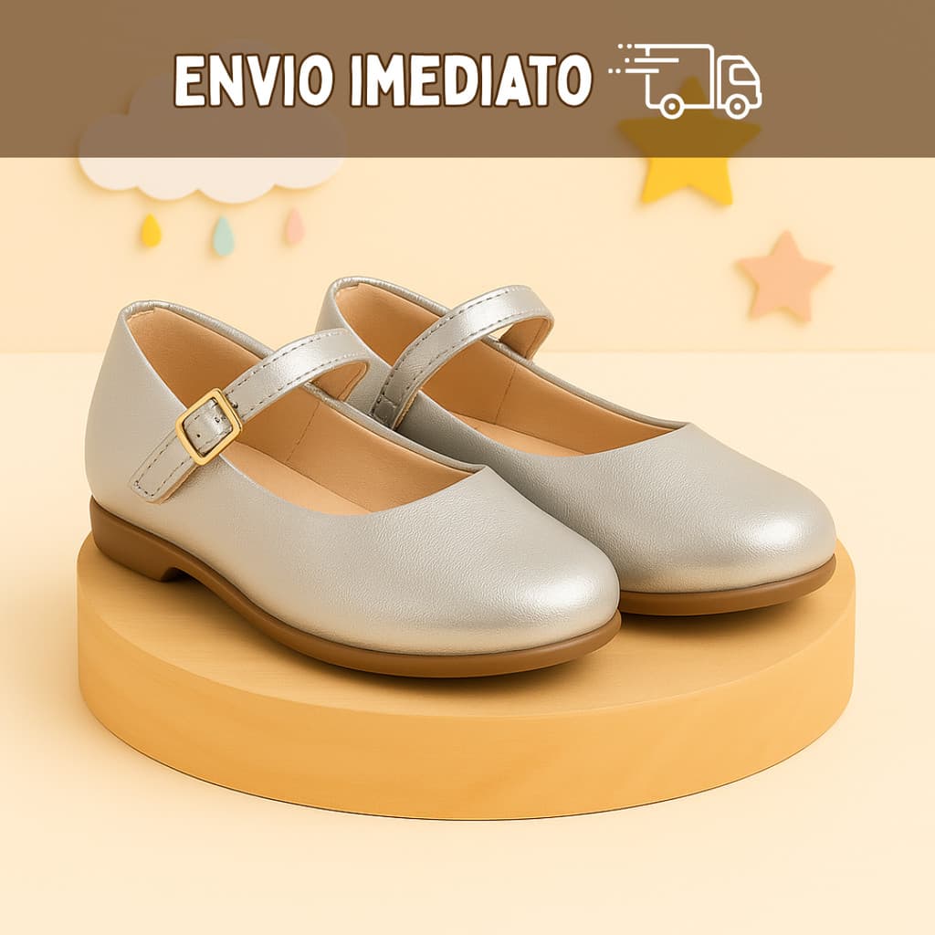 Sapatilha Infantil Mary Jane Brilho Menina Confortavel Leve Original Flib Fivela Envio Imediato