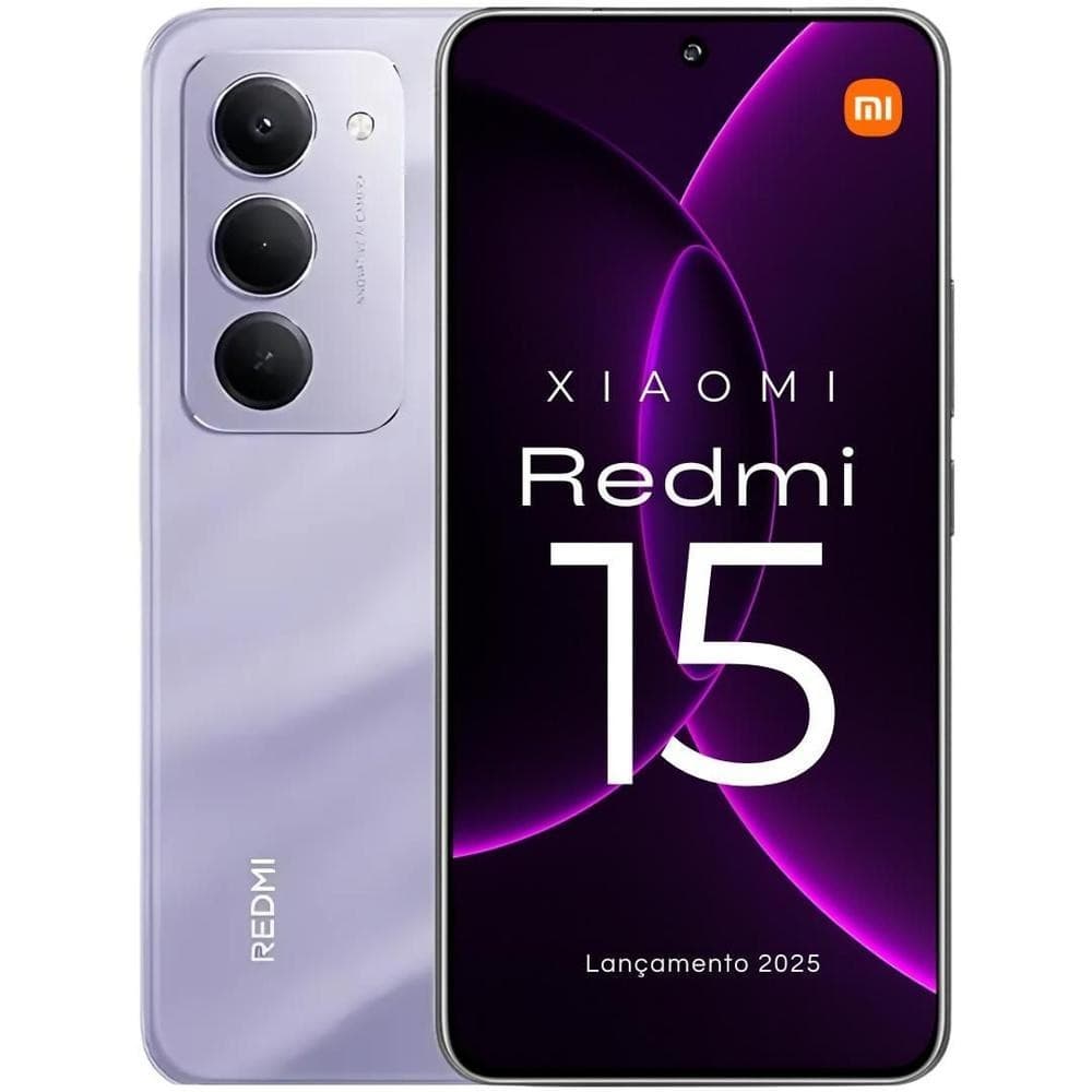 Smartphone Xiaomi Redmi 15 256gb / 128gb Versão Global Original Envio Imediato (PELÍCULA CORTESIA)