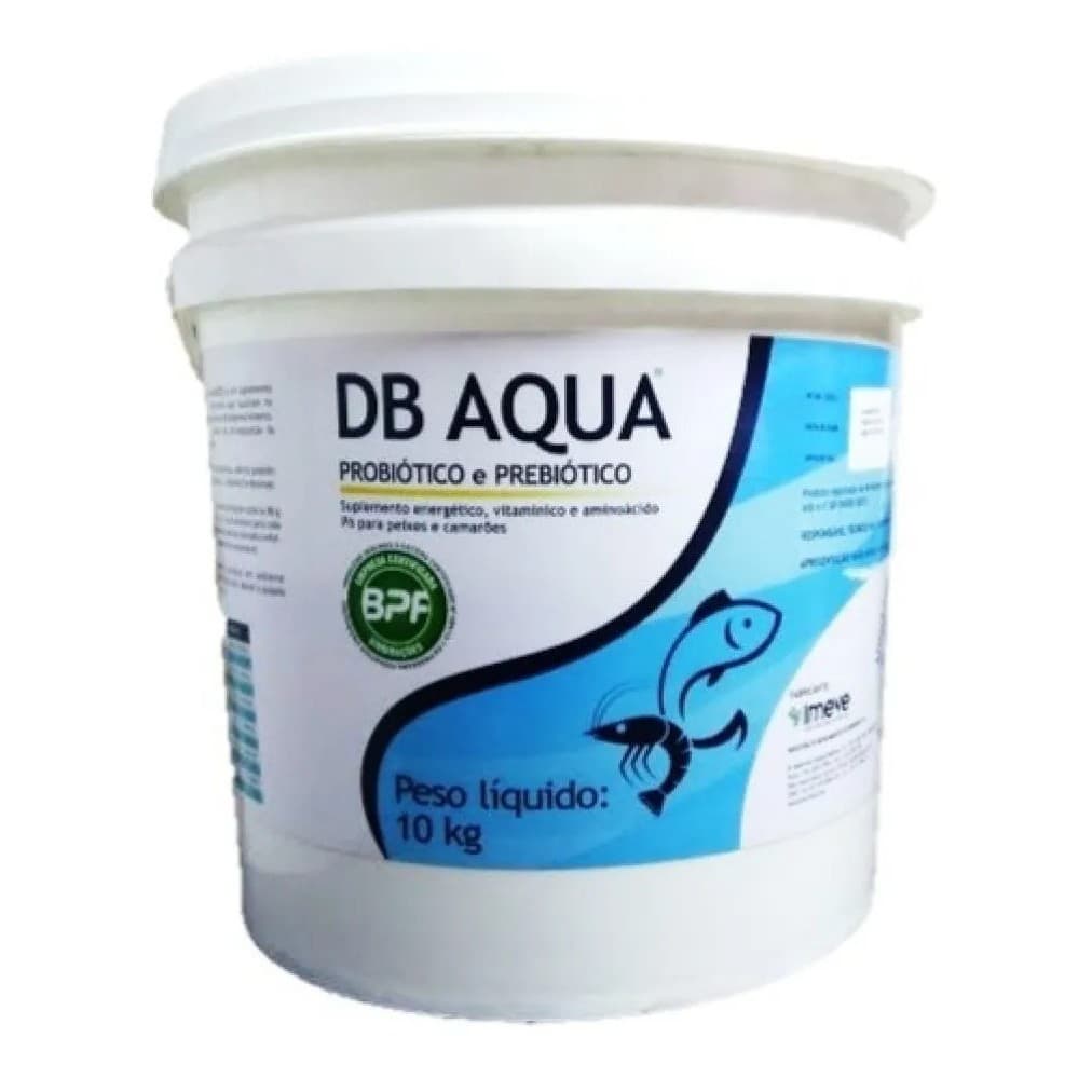 Db Aqua Com Probiótico Prebiótico Para Peixes Camarões 10 Kg Promoção