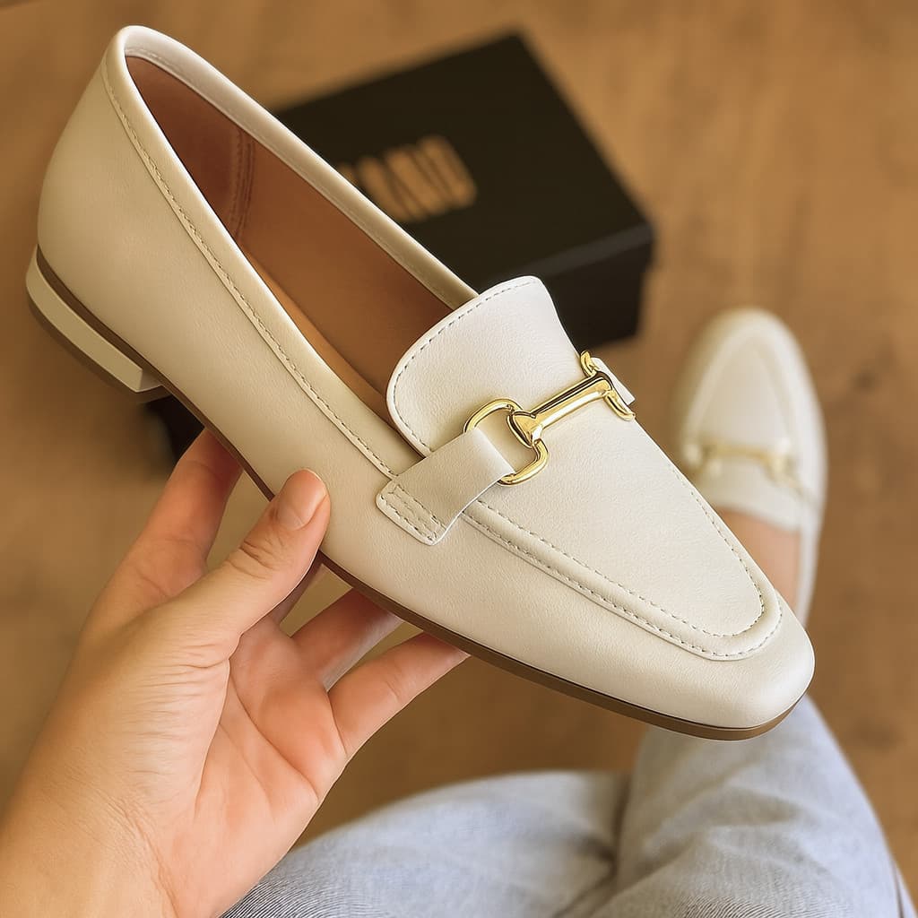 Sapato Mocassim Feminino Vizzano Bico Fino Confortável Original