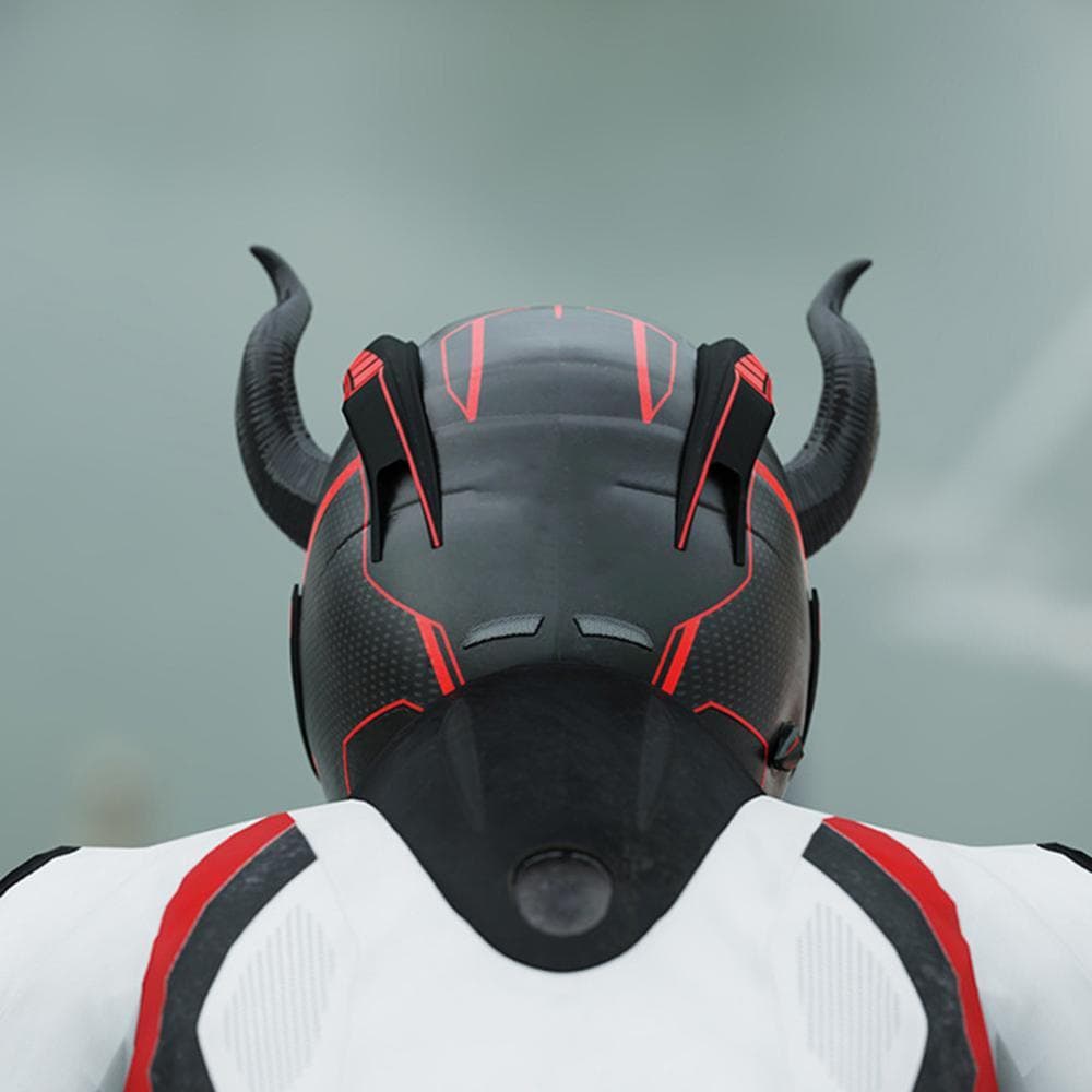 TKEY 2 Peças Decoração De Capacete De Motocicleta Estilo Chifres Do Diabo Acessórios Moto Adesivos Cosplay Com Ventosa N